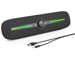 Gekleurde LED-luidspreker met USB-voeding en AUX-verbinding voor desktop geluid