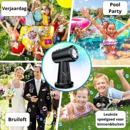 Xaviki Bellenblaasmachine - Bellenblaas Pistool - Automatisch - Kinderen - Bellenblaasmachines - Bubble Machine - Bellenblazer - Incl. Navulling — thumbnail 4