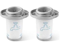 Twee vervangende filterpatronen voor de Rowenta ZR009006 en HEPA-filterpatronen voor de X-Force Flex 8.60 draadloze stofzuigers RH9611, RH9637, RH9638 en RH9639- X-PERT 6.60 stofzuiger-stofzuigerzakken-stofzuigeraccessoires