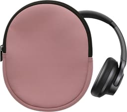 kwmobile hoes geschikt voor Anker Soundcore Q20i - 20 x 16 cm - Beschermhoes voor headset in donkerroze - Van neopreen — thumbnail 2