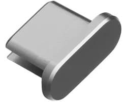 Stofplug USB-C - Stofkapje - Geschikt voor oplaadpoorten Smartphone/Tablet/Laptop - Grijs