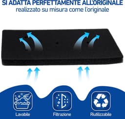4 stuks filters voor wasdroger, filter gescht voor Bauknecht Privileg Whirlpool Hx 481010716911, 230 x 115 x 14 mm, compatibel met vervangingsfilters voor Whirlpool droger — thumbnail 8