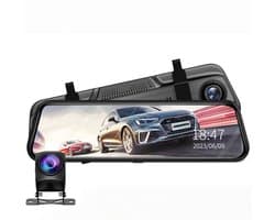 10" Dual Lens Auto DVR Dash Cam Voor- en Achteruitkijkspiegel Camera Videorecorder 1080P（Geen geheugenkaart meegeleverd）