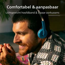 PHILIPS TAH2000TL/00 Draadloze on-ear koptelefoon - multipoint aansluiting - Retro Look - Light Weight - Teal Blauw — thumbnail 15