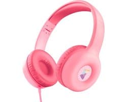 Koptelefoon kinderen met draad - Kinderkoptelefoon - Bedrade hoofdtelefoon - Veilig volume - School - Tablet - Laptop - Reizen - Muziek luisteren