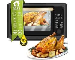 Digitale 4-in-1 Mini-Oven en Heteluchtfriteuse XXL 24L - Gezond Koken en Bakken