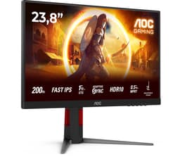 AOC G4 24G4HA - Full HD IPS Gaming Monitor - 200Hz - Ergonomisch - Speakers - 24 inch — thumbnail 12