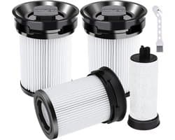 3 stuks Stofzuiger filter - met krabber - Geschikt voor Miele TriFlex HX1 filterpatroon - 83*112*44mm - wasbare stofzuiger filters - stofzuiger accessoires