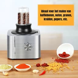 Benelux Select Keukenmachine – Food Processor – Hakmolen – Foodprocessors – 11-in-1 multifunctioneel – 3,2L & 1,5L Kommen — thumbnail 4