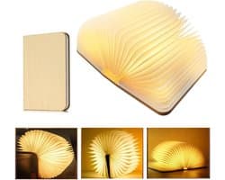 Opvouwbare LED Boekenlamp met 3 Kleurmodi - Decoratieve Nachtlampje voor Thuisdecoratie