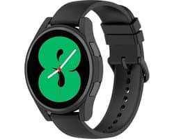 Hard Plastic Bumper Hoesje Zwart Geschikt voor Samsung Galaxy Watch 4 44MM