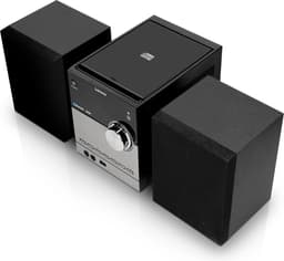 Lenco MC-150 - Stereo set met DAB, Bluetooth®, AUX en USB-aansluiting - Zwart — thumbnail 2