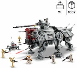 LEGO Star Wars AT-TE Walker Verstelbaar Model met Clone Troopers en Droid Figuren - 75337 — thumbnail 14