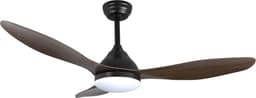 CristalRecord - Plafondventilator Stel Ø 120 cm hout zwart — thumbnail 1