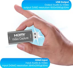 Good2know Capture Card HDMI naar USB 3.0 - 4K - Video Capture geschikt voor Nintendo Switch, PlayStation, Xbox, Windows, MAC - Game Capture — thumbnail 2
