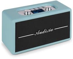 Retro speaker - Audizio Tune60 - Bluetooth speaker - Met afstandsbediening - 40W - Blauw