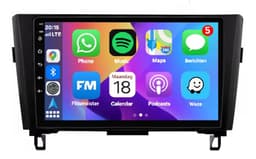 Autoradio 4/64 met Carplay en Android auto | Geschikt voor Nissan Qashqai J11 en X-Trail 3 2013-2018 | Radio scherm met Navigatie | 2013 2014 2015 2016 2017 2018 | X trail xtrail T32 — thumbnail 2