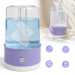 Draagbare wasmachine voor ondergoed - Mini-wasmachine - Krachtige vlekverwijdering - Allround handscrubbing - Geschikt voor appartementen, slaapzalen, hotels en campings — thumbnail 5