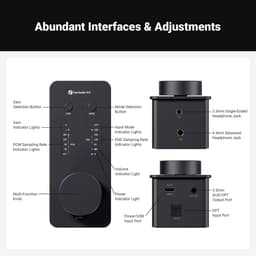 Fosi Audio SK02 – USB-C DAC en hoofdtelefoonversterker – 32bit/384kHz & DSD256 – Compacte Hi-Res audio adapter – ESS-chip — thumbnail 2