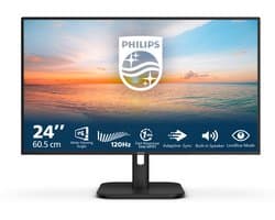 Philips 1000 series 24E1N1200A/00 computer monitor 60,5 cm (23.8") 1920 x 1080 Pixels Full HD LCD Zwart