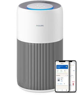 Philips PureProtect 2200 Series - Luchtreiniger - CADR 420m3/u - Ruimtes tot 109m2 - 3 Laags HEPA Filtratie - Air+ App - Ultrastil - Nachtlampje - Wit - AC2220/10 — thumbnail 1