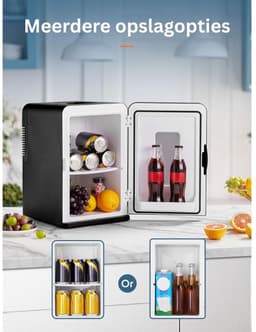 Mini Koelkast - Minibar - Skincare Fridge - Zwart — thumbnail 6