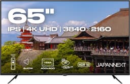 JAPANNEXT Monitor Groot Formaat 65" IPS 4K UHD (3840x2160) | JN-IPS65U — thumbnail 1