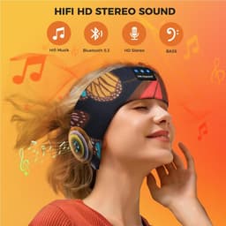 RFWR® Comfortabele Bluetooth Slaaphoofdtelefoon met Dunne Luidsprekers voor Gratis Beweging — thumbnail 2