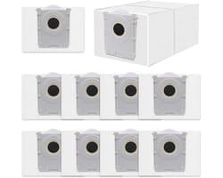 Stofzuigerzak Geschikt voor Ecovacs Deebot X8 PRO Omni/ T50 Pro Omni/T50 Max Pro/T50 Omni robotstofzuiger, actieve koolstofzak accessoires, 10 stuks 3L capaciteit stofzuigerzakken,reserveonderdelen