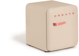 CREATE - Koelkast in retrostijl - Zand - Handvat Terracotta - FRIDGE RETRO 48L — thumbnail 3