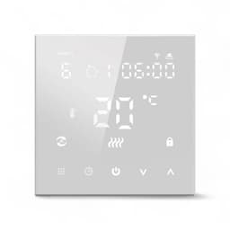 Wifi inbouw thermostaat | Touchscreen bediening | Wifi | Inbouw | Temperatuurregeling | Tuya Smart Life | Wit — thumbnail 4