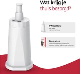 Waterfilters voor Sage Barista Express - SES008 & BES008 Espressomachine - 4 stuks - voor Koffiemachines - Oracle - Dual Boiler - Solis - Duo Temp - Bambino Plus - 12 maanden gefilterd water - Eccellente — thumbnail 6