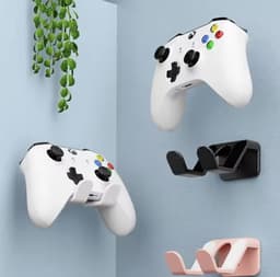 Universele Game Controller Houder – 2 Stuks – Zwart – Oplaadbaar & Zelfklevend - H1.3 — thumbnail 5