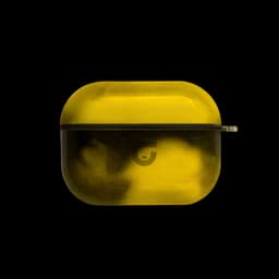 GlowsandGuards - Airpods 1/2 hoesje - Glow in the dark - Inclusief UV lampje om op te lichten - AirPods 1/2 case - Hét satisfying AirPods hoesje - AriPods 1/2 - Geel — thumbnail 2