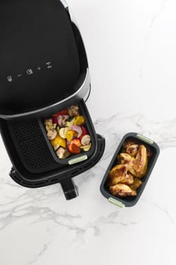 Lékué Airfryer Bakvorm Rechthoek 20 cm - Siliconen - Grey — thumbnail 11