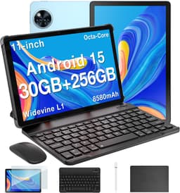 DOOGEE Tablet U11 Pro VIP - Tablette - 30GB RAM + 256GB ROM - 8580 mAh - 11 Inch 1080P 90 Hz - T7200 Octa Core - 13MP Camera - 5G WIFI - Face ID - 7.9 mm Metallic Body - Blauw — thumbnail 1