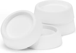 Trillingsdempers Voetjes Voor Wasmachine & Droger - Antislip Rubber Pootjes Extra Dik - Anti Trilling / Vibratie Dempers Pads Verhoger - Schokdempers - Set Van 4 Stuks - Wit — thumbnail 5