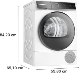 Bosch Serie 8 WQB246D41 - Vrijstaand - Voorbelading - Warmtepomp - Wit - Knoppen - 112 l - DE display — thumbnail 7