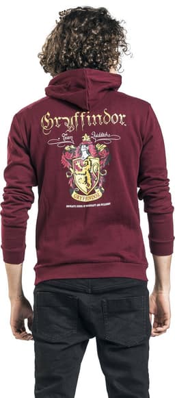 Harry Potter Gryffindor Heren Trui met capuchon - bordeaux - L — thumbnail 3