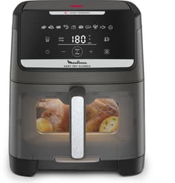 Moulinex Easy Fry Silence EZ846HF0 – Airfryer XXL – Extra stil – Inhoud 7L voor 8 personen – Automatische programma’s – Kijkvenster – Heteluchtfriteuse — thumbnail 2