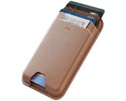 ESR HaloLock Wallet Boost - Magnetische Kaarthouder - Compatibel met MagSafe en HaloLock - Portemonnee voor 4 Pasjes - Portemonnee - Bruin