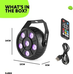 BeamZ Halloween rookmachine partyset - Met opklikbare pompoen - LED blacklight en lichteffecten — thumbnail 5