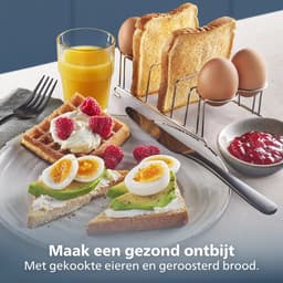 Philips Ontbijtset Airfryer Accessoire - HD9921/00 - Geschikt voor Philips - Ontbijtset Met Tang — thumbnail 3