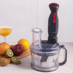 RFWR® Krachtige Keukenrobot voor Veelzijdige Toepassingen - 2000 W, Zwart en Zilver — thumbnail 2