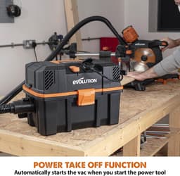 RFWR® Draagbare Nat en Droog Stofzuiger - 15L Capaciteit, Ideaal voor Werkplaatsen en Elektrisch Gereedschap — thumbnail 2