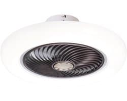 Nivard Plafondventilator - Met Verlichting - Plafond Ventilator - Met Lamp - Plafonniere Met Ventilator - Met Licht - Bruin - 45cm