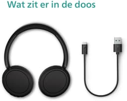 PHILIPS TAH5209BK lichtgewicht On Ear draadloze Bluetooth Headphones met Passive Noise Isolation - 65 uur afspeeltijd, natuurlijk geluid, heldere gesprekken, dynamische bass, 2 uur USB-laden - Zwart — thumbnail 9