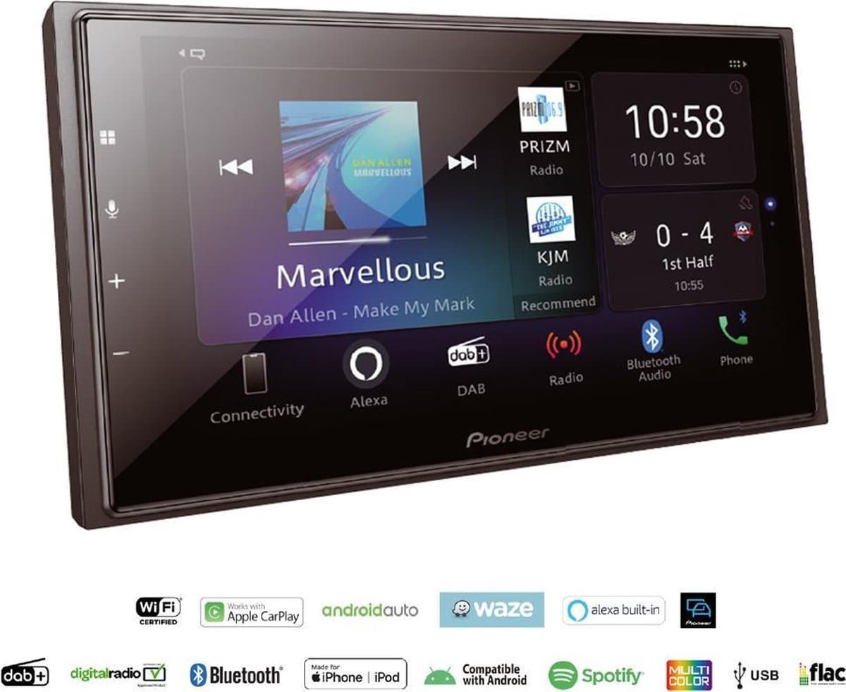 Pioneer Sph-evo64dab Autoradio Met Display Van 6.8´´ Zilver — afbeelding 1