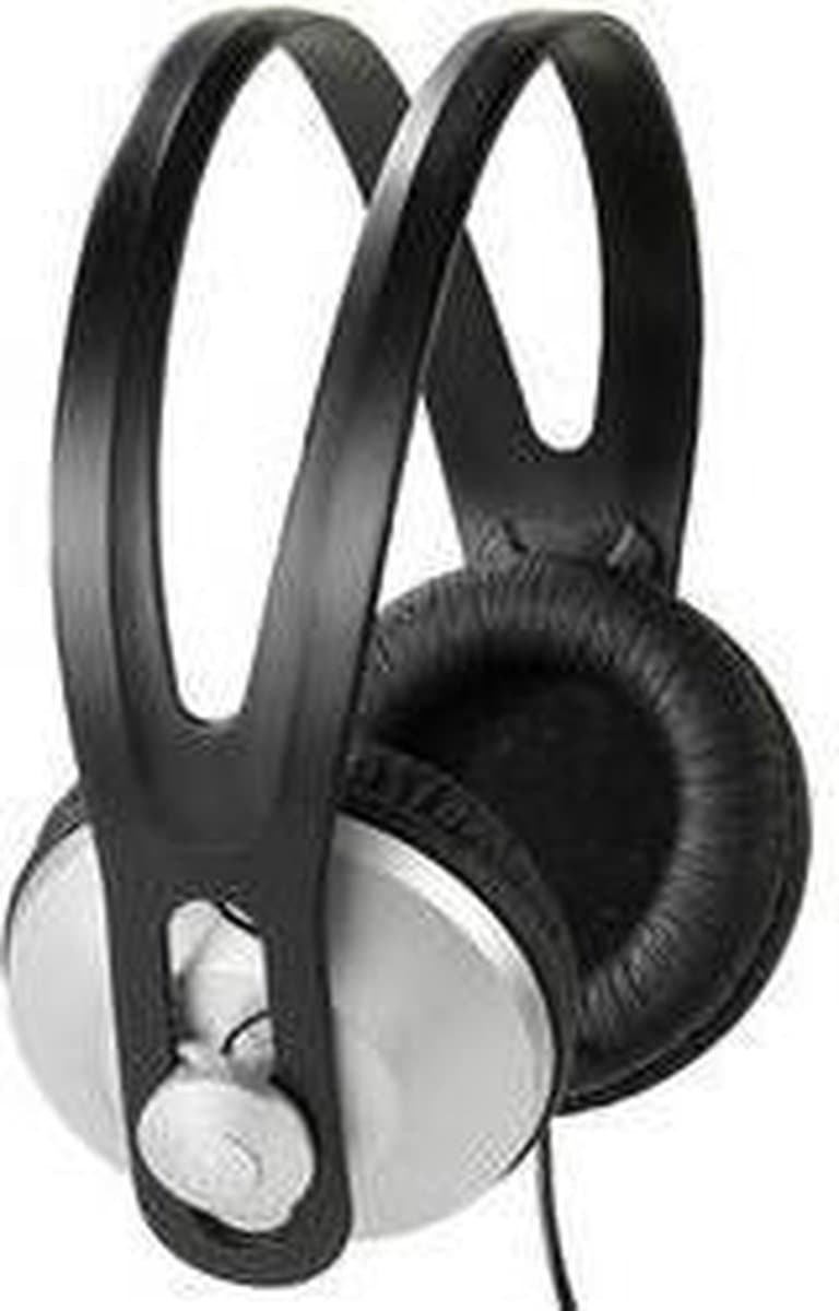 Vivanco SR 97 On Ear koptelefoon Kabel Zwart, Zilver — afbeelding 1