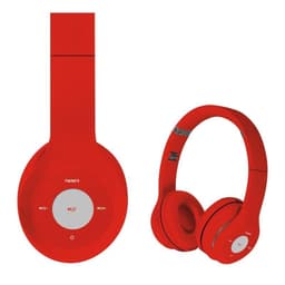 Platinet Omega FH0915R headset - bluetooth 5.0 - 8 uur speeltijd - handsfree bellen - SD-kaartlezer - Rood — thumbnail 1